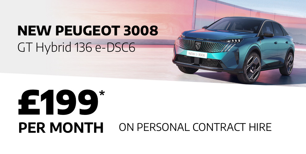 New Peugeot 3008 - £379 Per Month