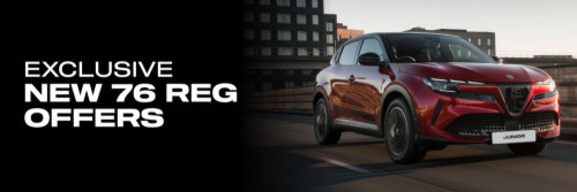 Alfa Romeo Junior Elettrica - 0% APR including £1,500 Government Electric Vehicle Grant