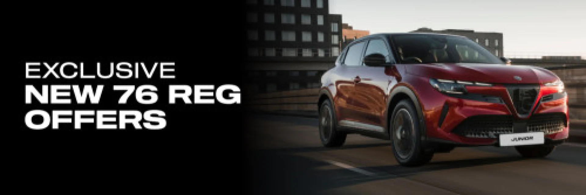 Alfa Romeo Junior Elettrica - 0% APR including £1,500 Government Electric Vehicle Grant