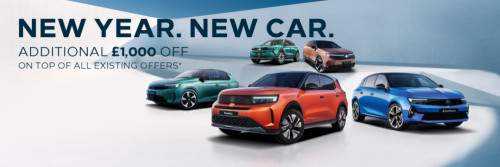 An extra £1,000 Saving on Your New Vauxhall