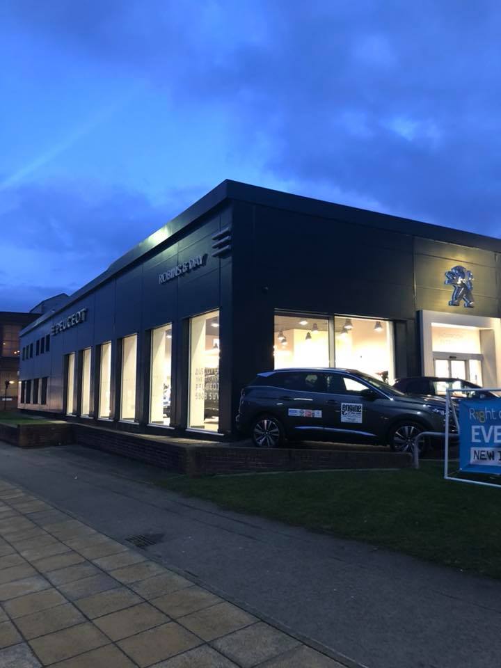 Official opening of the recently redeveloped Robins & Day Peugeot Sheffield