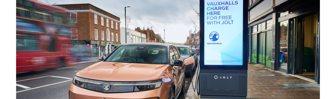 Vauxhall Partners With Jolt To Offer Free On-Street Charging For Electric Vehicle Customers.