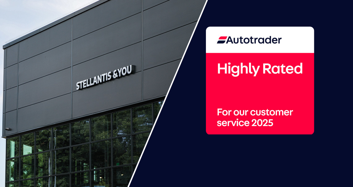 Stellantis &You UK Dealerships Recognised with 2025 Autotrader Highly Rated Award
