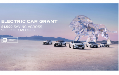 Peugeot Announces First Models Eligible For £1,500 Electric Car Grant