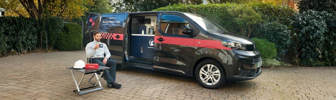 Vauxhall Vivaro Electrici-Tea – The Ultimate Tea-Making Van for Tradespeople on the Go