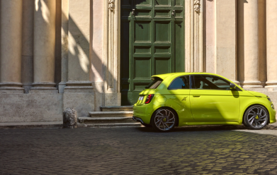 Abarth 500e electrifies performance with new £3,750 Government Electric Car Grant