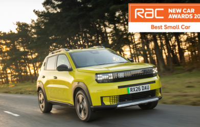 Fiat Grande Panda wins Best Small Car in the RAC New Car Awards 2026